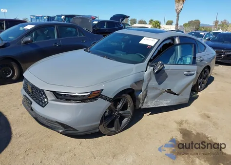 2023 Honda Accord Hybrid Sport-L из США, поврежденный, VIN 1HGCY2F77PA002906